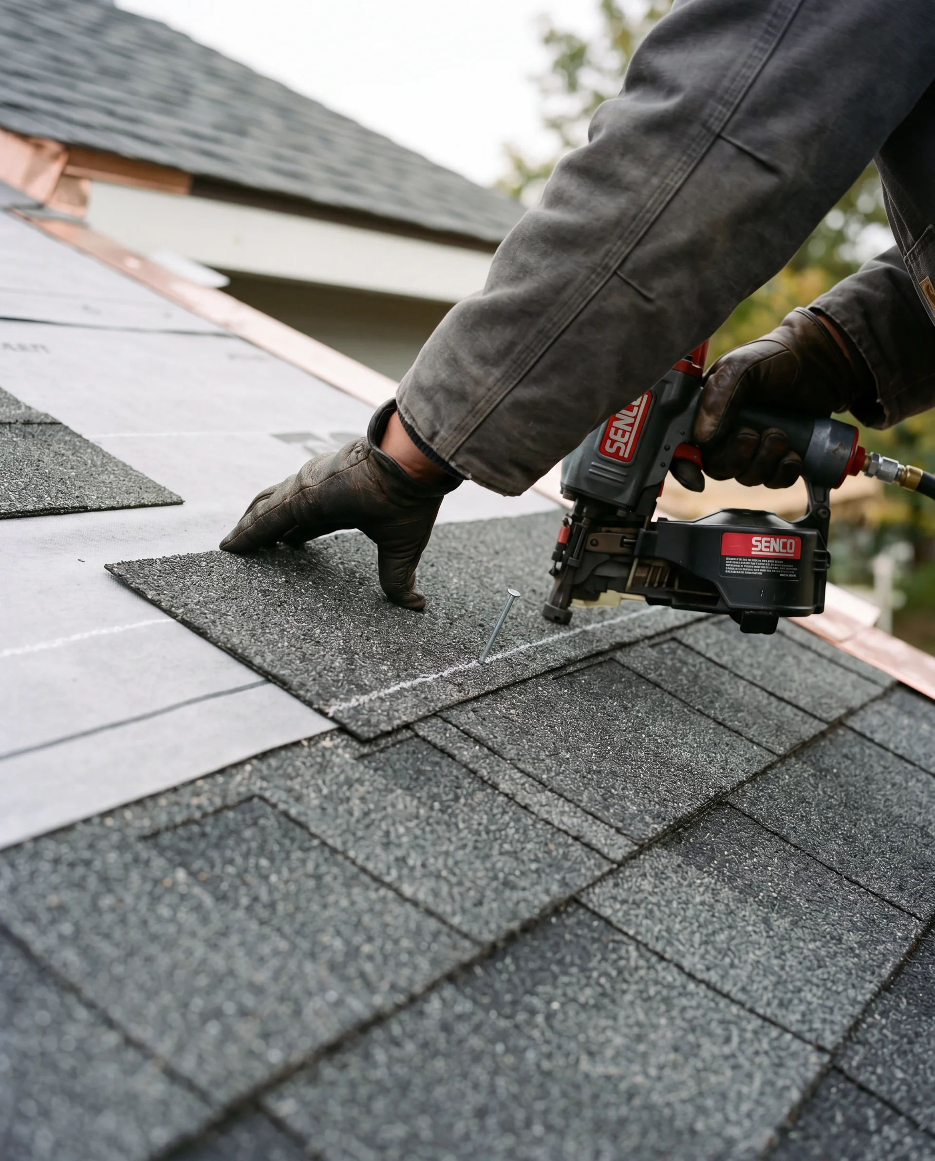 Peak Roofing Co. team at work on a San Diego roof